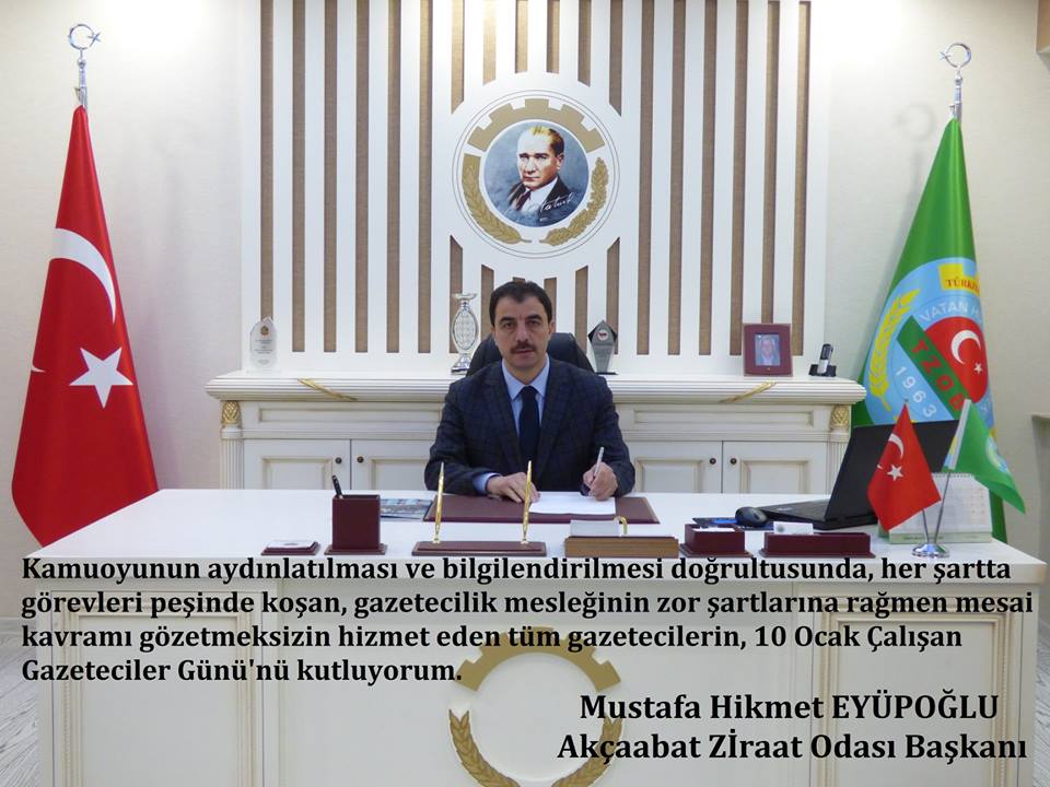 BAKAN EYPOLU'NDAN 10 OCAK MESAJI 