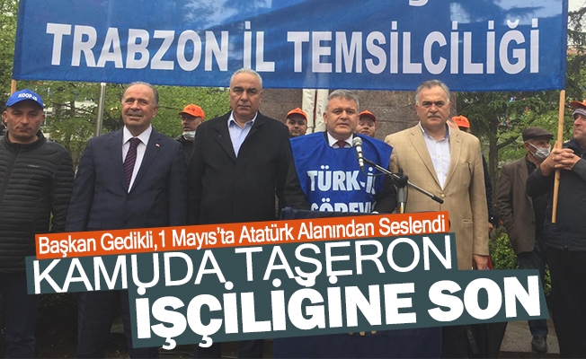Bakan Gedikli, Kamuda Taeron iliine Son.
