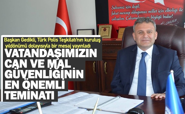 Bakan Gedikli'dan Kutlama Mesaj
