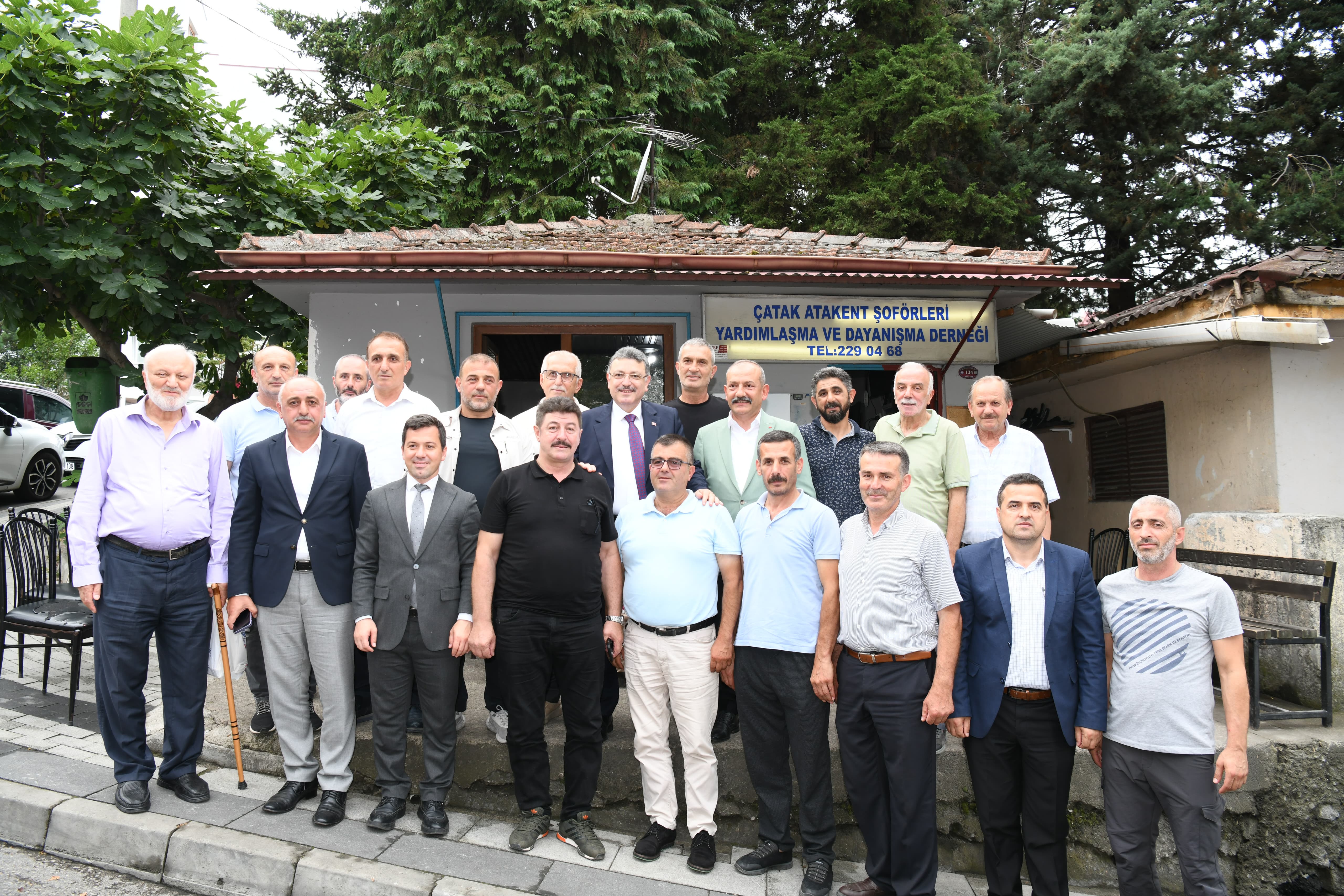 Başkan Genç, Çatak Dolmuş Durağı’nda talepleri dinledi