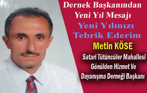 BAKAN METN KSE MESAJ YAYINLADI