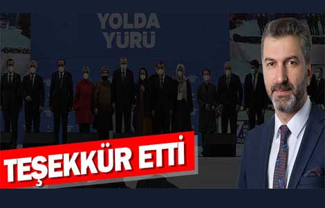 Başkan Mumcu Teşekkür etti