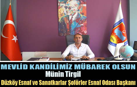 BAKAN TRGL'DEN KANDL KUTLAMA MESAJI