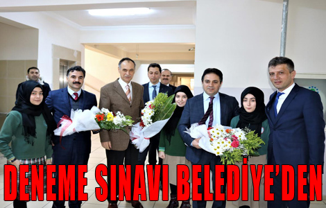 Belediye Deneme Sınavı Yaptı