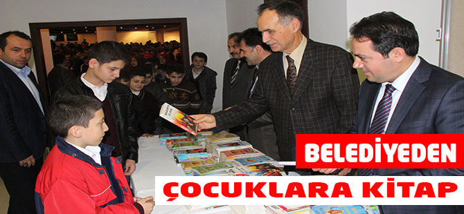 Belediyeden ocuklara Kitap
