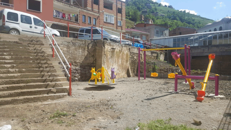 Belediyeden ocuklara Yeni Parklar

