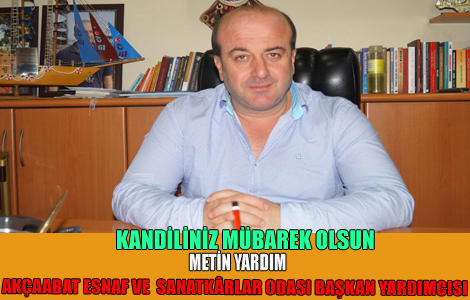 BERAT KANDİLİNİZ MÜBAREK OLSUN