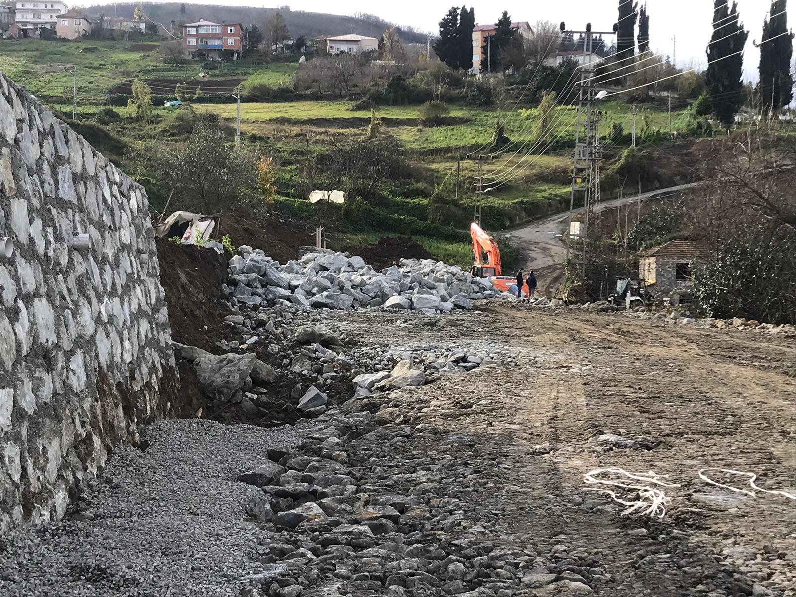 Beirlide imar yolu yaplyor

