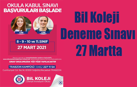 Bil Koleji Deneme Snav Yapyor