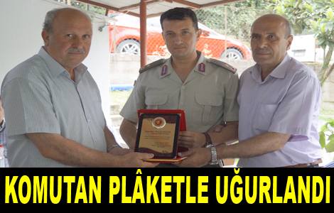 Binbaşıya veda yemeği