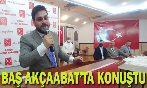 BTP Lİderi Hüseyin Baş, Akçaabat kongresinde konuştu