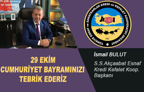 BULUT'TAN 29 EKM KUTLAMA MESAJI