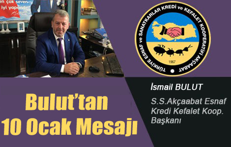 Bulut'tan Gazeteciler Gn Mesaj