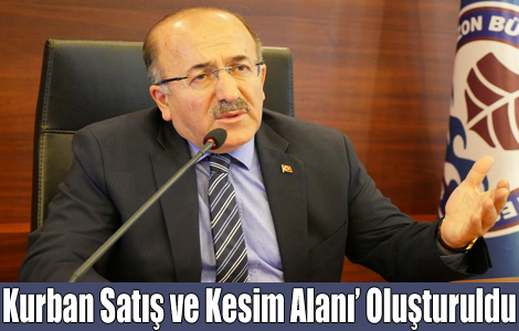 Büyükşehir Belediyesinden eksiksiz kurban hizmeti