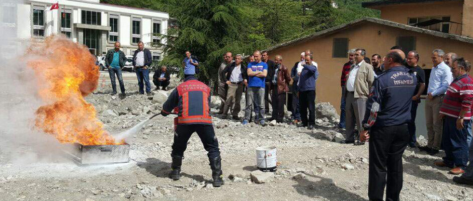 Büyükşehir'den Yangın Eğitimi.