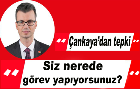 Çankaya’dan tepki: Siz nerede görev yapıyorsunuz?