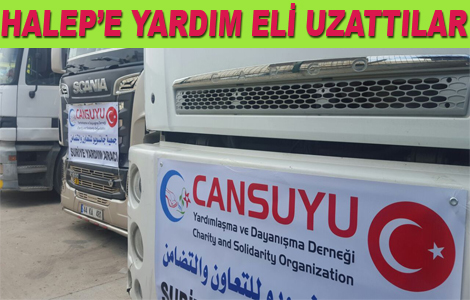 Cansuyu'ndan Halep'e Yardm Eli.