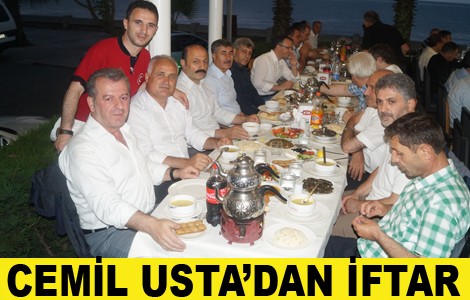 Cemil usta iftar yemei verdi.
