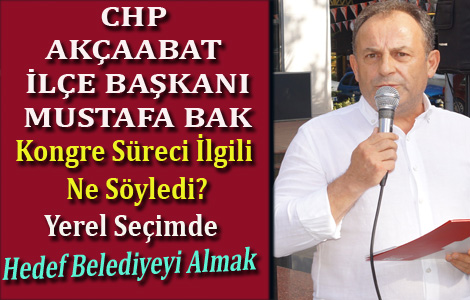 CHP AKAABAT LE KONGRES NE ZAMAN YAPILACAK