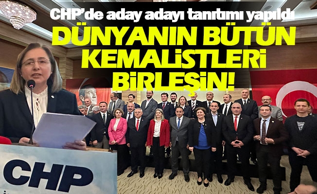 CHP 'de Milletvekili aday aday tantm toplants yapld.
