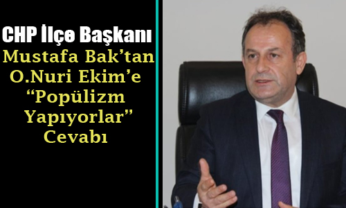 CHP LE BAKANINDAN JET YANIT