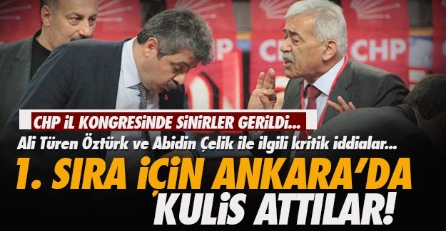 CHP Trabzon İl Kongresinde sinirler gerildi