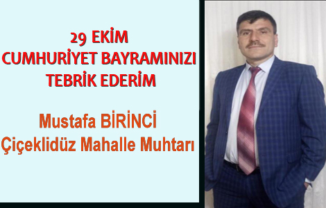 ieklidz Muhtar Mustafa Birici Mesaj Yaynlad..