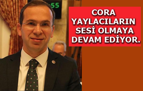 CORA YAYLACILARIN SES OLMAYA DEVAM EDYOR.