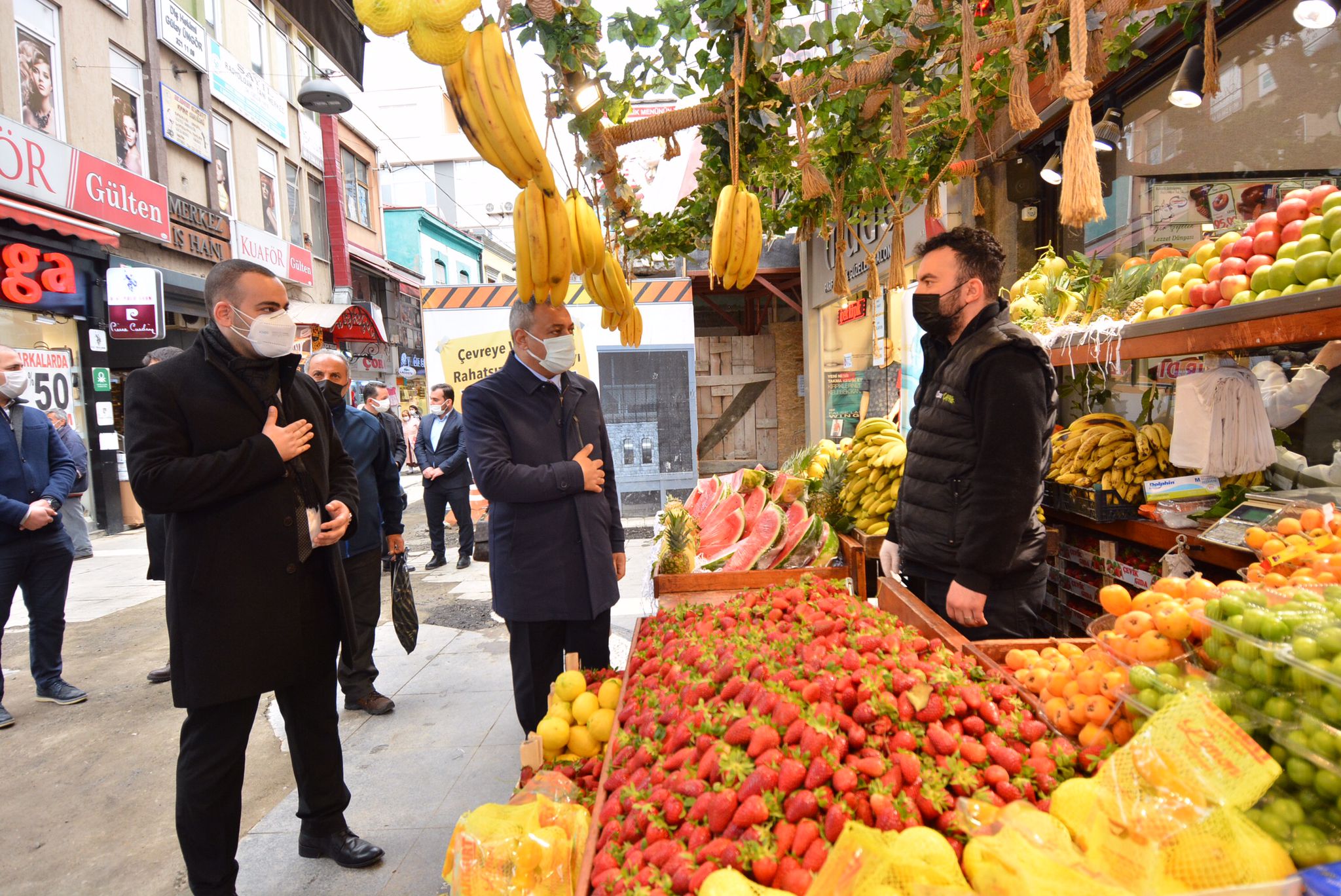 Cumhur ttifak esnaf ziyaretinde