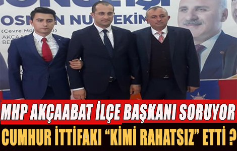CUMHUR İTTİFAKINA UYGUN HAREKET EDİYORUZ