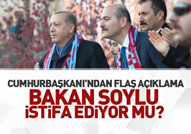 Cumhurbakan'ndan fla Sleyman Soylu aklamas 