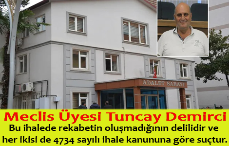 Demirciden Dikkat eken Adliye Aklamas
