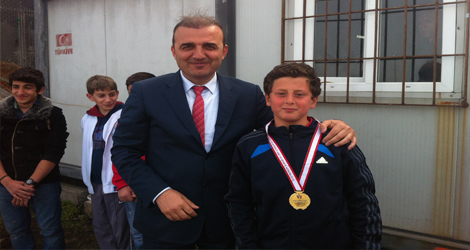 Dereceye Girenler ödüllendirildi.