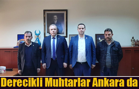 DERECİKLİ MUHTARLARDAN TEŞEKKÜR