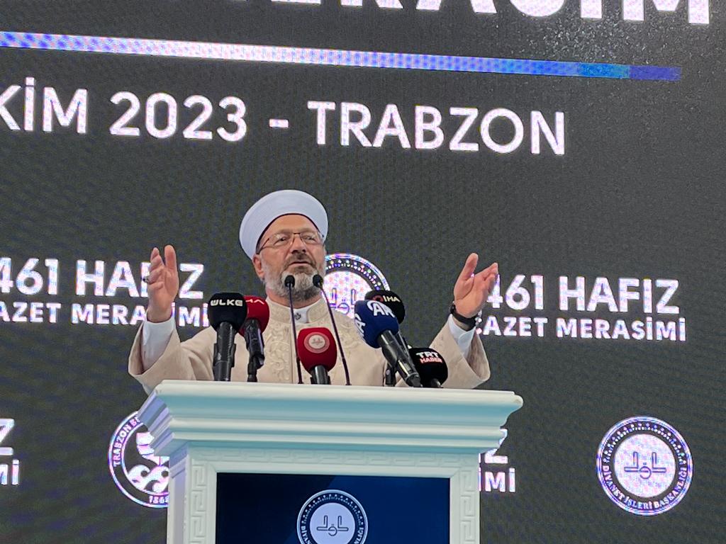 DYANET LER BAKANI ERBA TRABZONDA AILILARA KATILDI