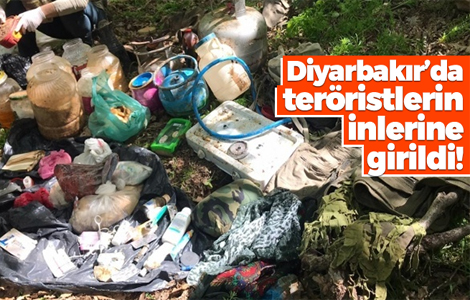 Diyarbakır'da teröristlerin inlerine girildi! 