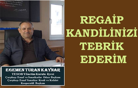 EGEMEN BAKAN'DAN KANDL MESAJI