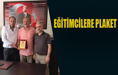 Eğitimcilere teşekkür