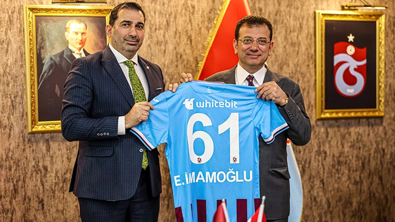 Ekrem İmamoğlu’ndan Trabzonspor'a ziyaret