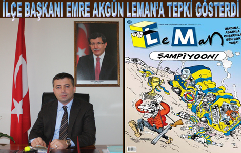 Emre Akgn LeMan dergisine tepki gsterdi.
