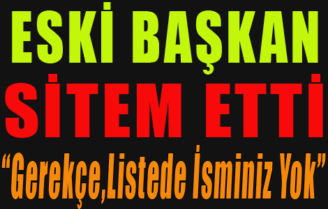 Eski Başkana Vefasızlık