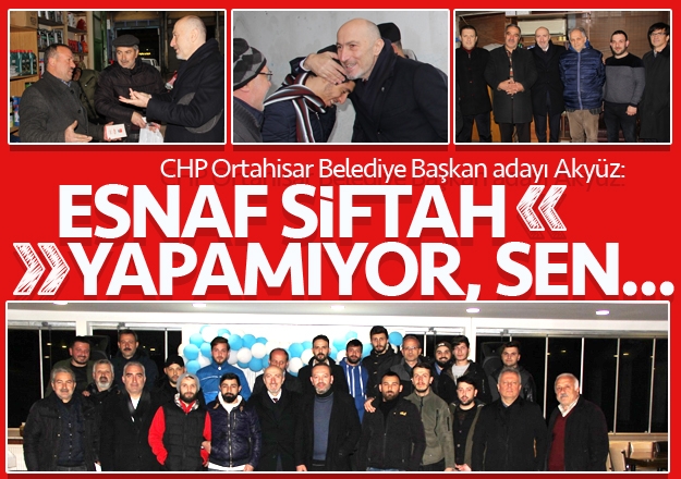 ESNAF SFTAH YAPAMIYORSEN SARAY YAPIYORSUN