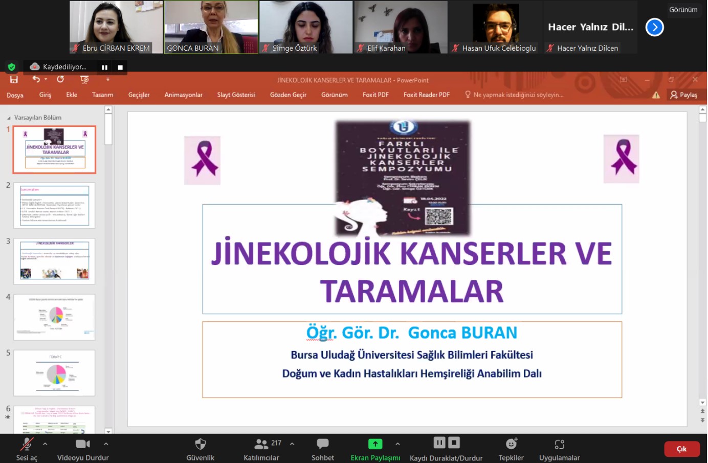 Farklı Boyutları ile Jinekolojik Kanserler Sempozyumu