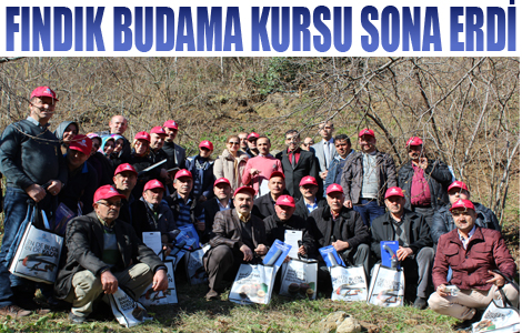 Fndk budama  bakm ve gbreleme kursu sonuland
