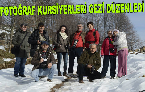 Fotoğraf kursiyerleri gezdiler