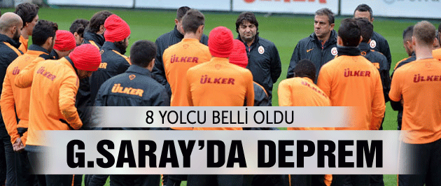 Galatasaray'da 7 isim kadro dışı bırakıldı