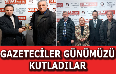 Gazeteciler gnmz kutladlar

