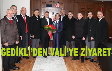 Gedikli'den Valiye Taziye Ziyareti.