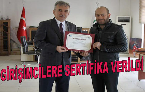 Giriimciler Sertifikalar Ald.