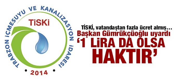 Gümrükçoğlunun Su Hassasiyeti:1 Lira Olsa Haktır.